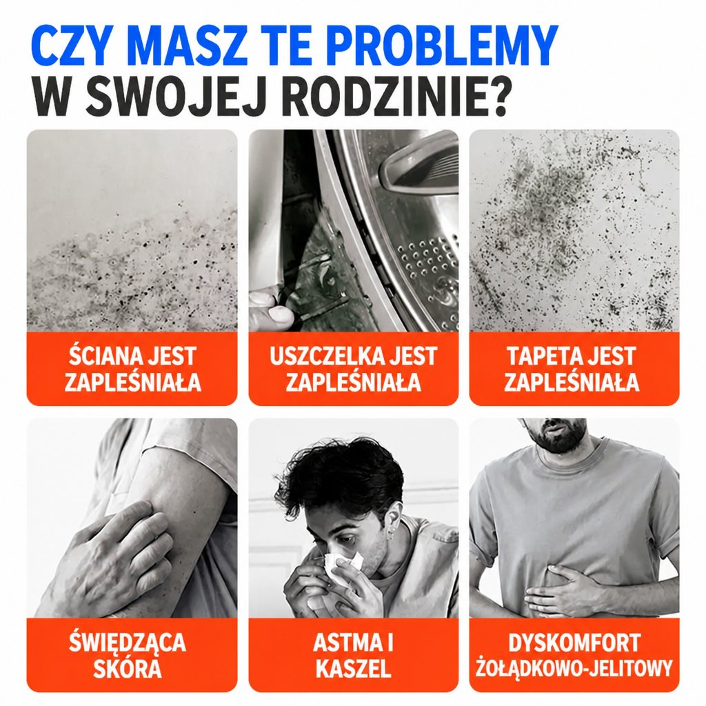 ✨ Wysoce skuteczny spray do usuwania pleśni – pomaga zapobiegać jej ponownemu pojawieniu się