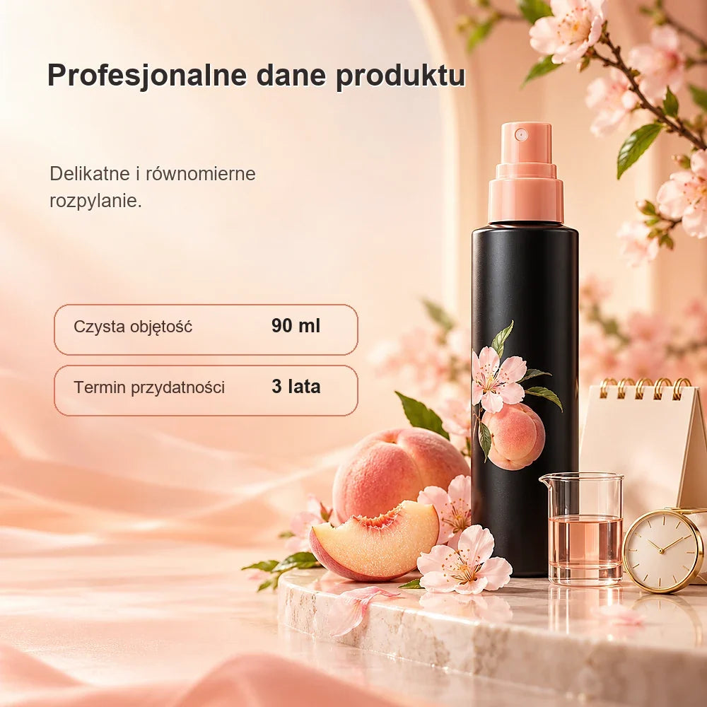 🔥 OSTATNI DZIEŃ! 10% zniżki - 💧Spray do stylizacji i zwiększania objętości włosów o zapachu brzoskwini