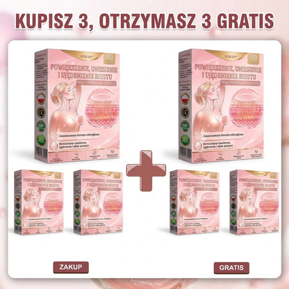 🌟HISKIN® MIKROIGŁOWE PLASTRY UNOSZĄCE I UJĘDRNIAJĄCE BIUST